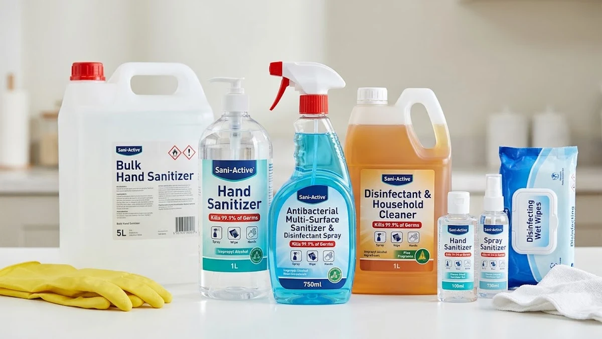 Commercial surface sanitizer 5L bulk container