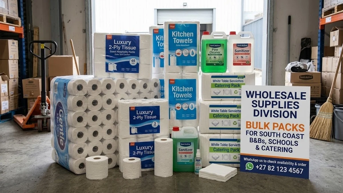 Wholesale Tissue Paper and Cleaning Chemicals Distribution